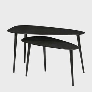 WOOOD bijzettafel (set van 2) Triangle