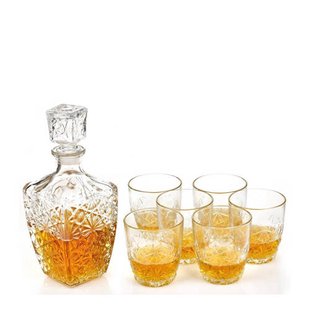 Bormioli Rocco Whiskey Set Dedalo - 7 delige set