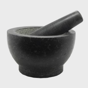 Imperial Kitchen vijzel graniet zwart 18 cm