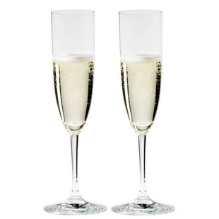 Riedel Champagne Glazen / Flutes Vinum - 2 stuks