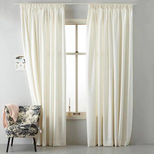 NOUS Living lichtdoorlatend gordijn kant en klaar Rotterdam (per stuk) (135 x 270 cm)*