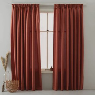 NOUS Living lichtdoorlatend gordijn kant en klaar Rotterdam (per stuk) (135 x 270 cm)*