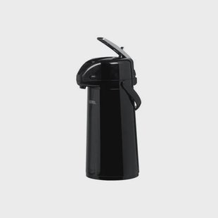 Thermos Thermoskan Met Pomp Zwart 1.9 liter