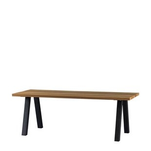 WOOOD Tuintafel Met A-poot Tablo - Naturel - 75x210x81