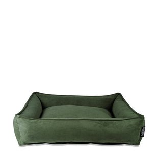 Lex&Max Chicago ribfluweel - Hondenmand - 100x80 - Groen