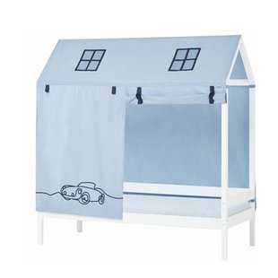 Hoppekids gordijn huisbed Cars (70x160 cm)