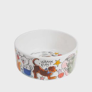 Blond Amsterdam hondenvoerbak (Ø15,5 cm)