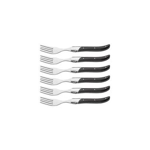 Jay Hill Steakvorken Laguiole - Zwart - 6 Stuks