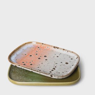 HKLIVING serveerschaal 70s (set van 2)