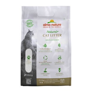 Almo Nature kattenbakvulling - biologisch afbreekbaar, composteerbaar, doorspoelbaar