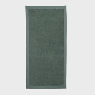 BEACHWAVE strandlaken Edge - groen (velours) (200x100 cm)
