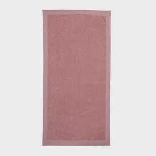 BEACHWAVE strandlaken Edge - roze (velours) (200x100 cm)