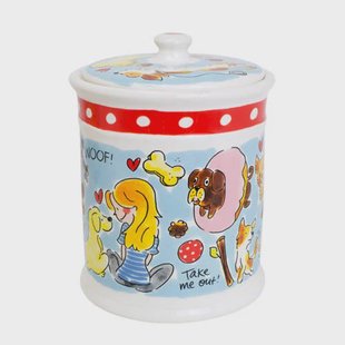 Blond Amsterdam voorraadpot Dog (Ø16 cm)