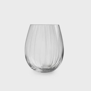 Royal Leerdam Plisse waterglas (set van 4)