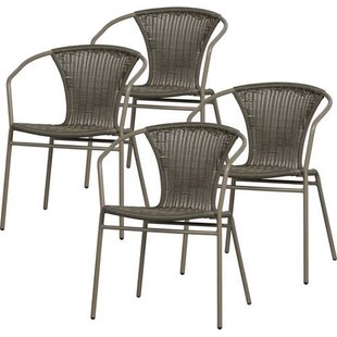 WOOOD Tuinstoel Weston Jungle (Set van 4)