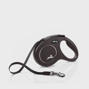 Flexi hondenriem Flexi New Classic Band M 5 m. zwart