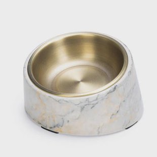 Designed by Lotte kattenvoerbak Vita 160 ml beige