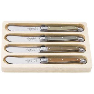 Laguiole Style de Vie Botermessen Treasure 4 stuks