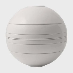 Villeroy & Boch Serviesset La Boule - Wit 7-delig / 2 personen - 2x kom, 2x schaal, 2x universeel bord, 1x serveerschaal