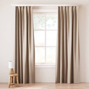 NOUS Living semi verduisterend gordijn kant en klaar Stockholm (per stuk) (290 x 270 cm)*