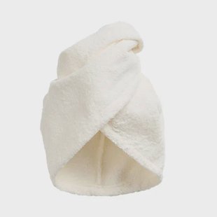 W haarhanddoek off white (68x44 cm)