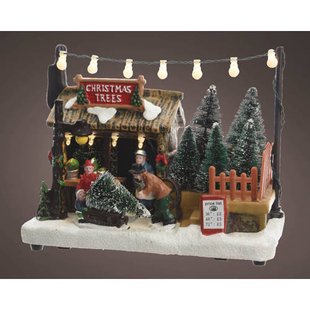 Lumineo LED kerstdorp binnen