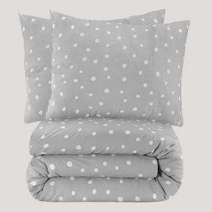 W katoen-polyester dekbedovertrek lits-jumeaux (240x220 cm)