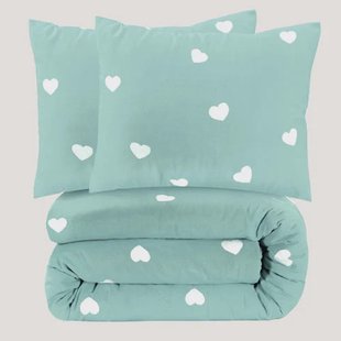 W katoen-polyester dekbedovertrek lits-jumeaux (240x220 cm)