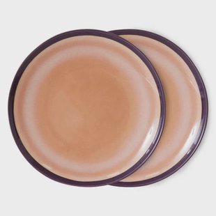HKLIVING dinerbord 70s (Ø27,5 cm) (set van 2)
