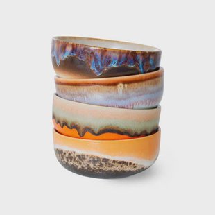 HKLIVING kom 70s (Ø11 cm) (set van 4)