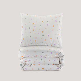 NOUS Kids katoenen dekbedovertrek 1 persoons (140x200 cm)