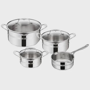 Jamie Oliver by Tefal Cook Smart pannenset (4-delig) (Ø16 + Ø16 + Ø20 + Ø24 cm)