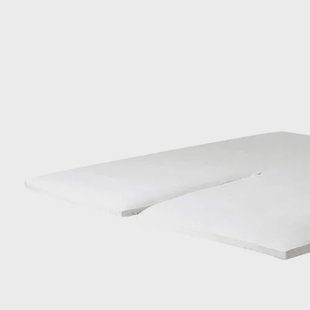 NOUS Living katoenen hoeslaken split wit