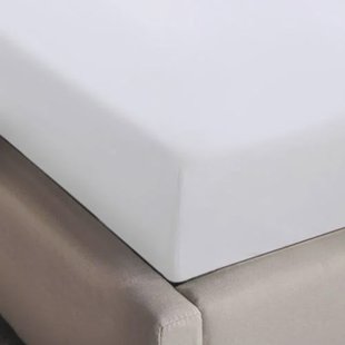 NOUS Kids basis hoeslaken ledikant wit (120x60 cm)