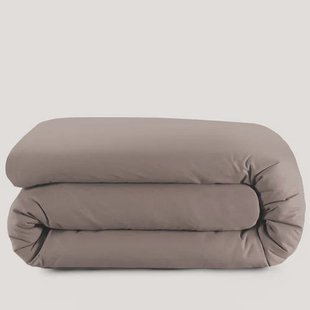 NOUS Kids basis dekbedovertrek ledikant - taupe (100x135 cm)