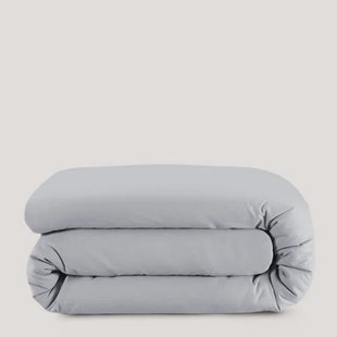 NOUS Kids basis dekbedovertrek ledikant - lichtgrijs (100x135 cm)