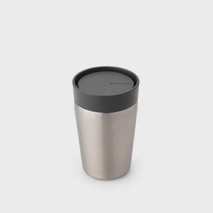 Brabantia Make & Take thermosbeker 0,2 liter - Dark Grey