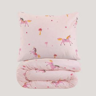 NOUS Kids katoenen dekbedovertrek 1 persoons (140x200 cm)