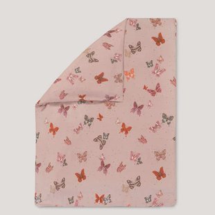 W polyester-katoenen dekbedovertrek ledikant (100x135 cm)