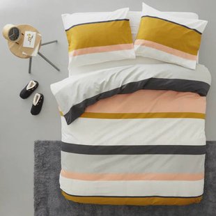 NOUS Living katoenen dekbedovertrek lits-jumeaux (240x220 cm)