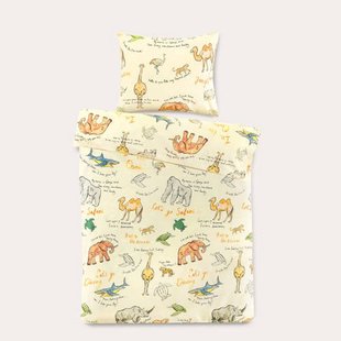 NOUS Kids katoenen dekbedovertrek kinderbed (120x150 cm)