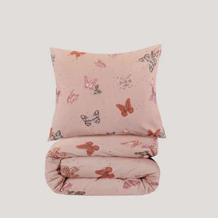 W polyester-katoenen dekbedovertrek kinderbed (120x150 cm)