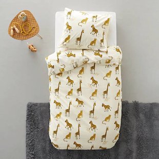 NOUS Kids katoenen dekbedovertrek 1 persoons (140x200 cm)