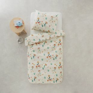 NOUS Kids katoenen dekbedovertrek 1 persoons (140x200 cm)