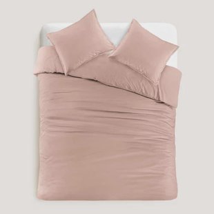 Studio LIVIT perkal katoenen dekbedovertrek lits-jumeaux roze (240x220 cm)