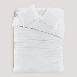 Studio LIVIT perkal katoenen dekbedovertrek 2 persoons wit (200x220 cm)