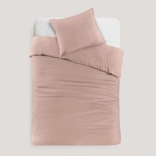 Studio LIVIT perkal katoenen dekbedovertrek 1 persoons roze (140x220 cm)