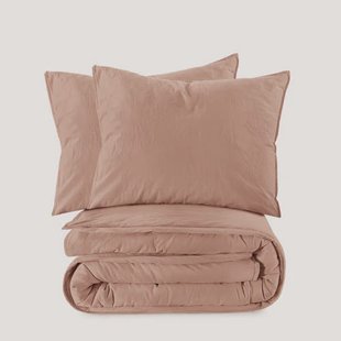 NOUS Living stone washed katoenen dekbedovertrek 2 persoons (200x200 cm)