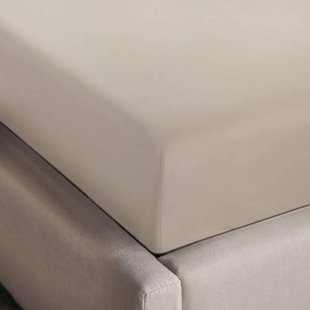 NOUS Kids kinder hoeslaken jersey (70x150 cm) - zand