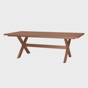 WOOOD Picknicktafel Delta - Aluminium - Terra - 75x220x105